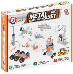 Set de construit metalic TechnoK 8 modele de vehicule spatiale 225 de piese 