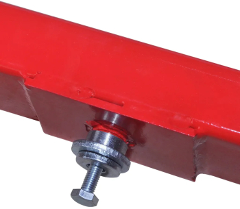 vidaXL Adaptor grinda transversal 2 tone rosu 