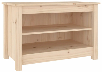 vidaXL Banca pentru pantofi 70x38x45 5 cm lemn masiv de pin 