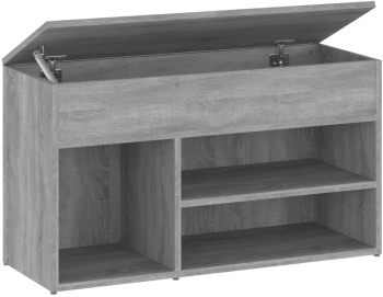 vidaXL Banca pentru pantofi stejar sonoma 80x30x45 cm lemn prelucrat 