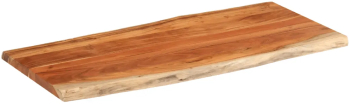 vidaXL Blat masa 140x60x2 5 cm dreptunghiular lemn acacia margine vie 