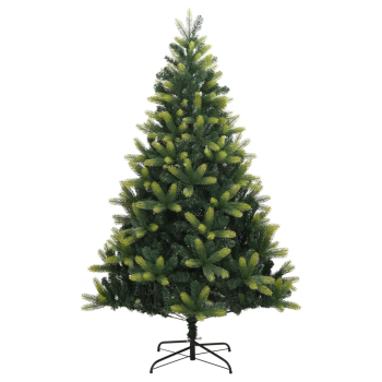 vidaXL Brad de Craciun artificial cu suport si balamale 120cm 