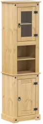 vidaXL Dulap de baie &bdquo Corona&rdquo 50x40x185 cm lemn masiv de pin 