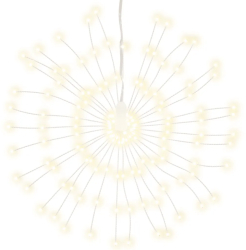 vidaXL Lumina stelara de Craciun 140 LED-uri alb cald 17 cm 