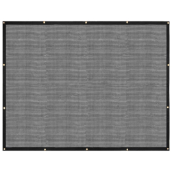 vidaXL Plasa de container negru 3 5 x 5 m HDPE 