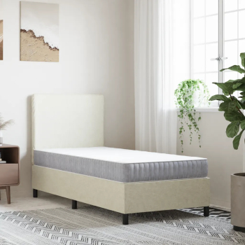 vidaXL Saltea cu arcuri buzunar fermitate medie 90x220 cm 