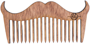 Pieptene Personalizabil HandyHands din lemn pentru barba si par - Model 1 