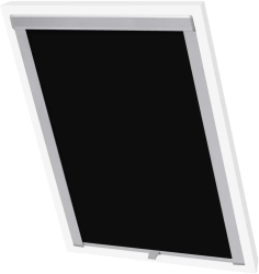 vidaXL Jaluzele opace tip rulou 206 negru 