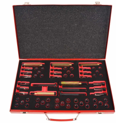 vidaXL Set reconditionare a filetului bujiilor 63 piese M8 M9 M10 M12 