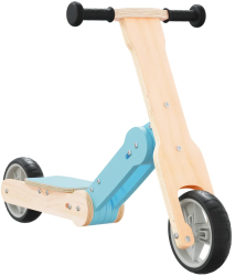 vidaXL Trotineta pentru copii 2 in 1 albastru deschis 