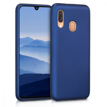 Husa pentru Samsung Galaxy A40 Silicon Albastru 48546.64 