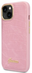 Husa rigida Croco Roz- eleganta si protectoare pentru iPhone 14 