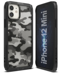 Husa Ringke FUSION X iPhone 12 Mini Transparent/Negru 