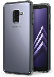 Husa Samsung Galaxy A8 Plus 2018 Ringke SMOKE BLACK 