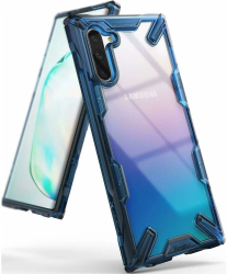 Husa Samsung Galaxy Note 10 / Note 10 5G Ringke FUSION X Transparent/Albastru 