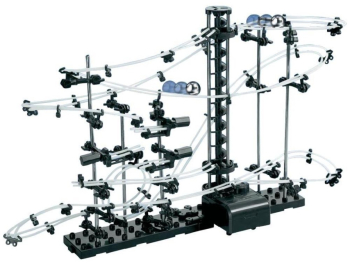 Joc interactiv Pista de mingi Space Rail din plastic si metal nivel 2 60 x 18 x 36 cm 