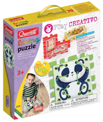 Puzzle cu sireturi Quercetti 