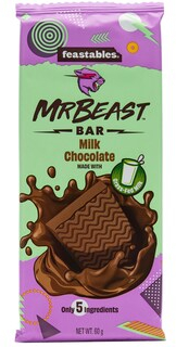 Ciocolata Mr. Beast Milk Chocolate Bar 60 g 