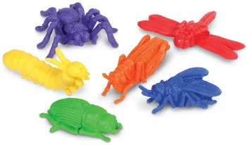 Insecte de gradina pentru numarat - set 72 buc 