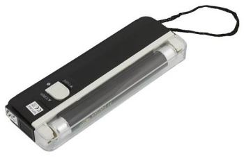 Lampa tester cu raze UV pentru bancnote 