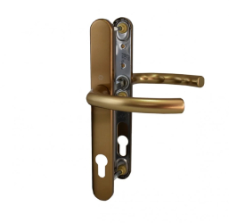Maner usa termopan Hoppe Lima exterior 92 x 30 mm material aluminiu culoare bronz F4 