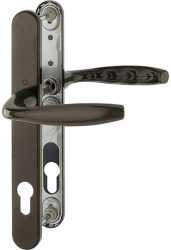Maner usa termopan Hoppe New York exterior 92 x 30 mm material aluminiu culoare maro F8707 
