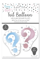 Set 2 baloane dezvaluirea sexului bebelusului 66cm 