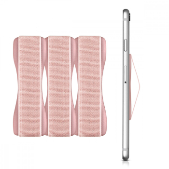 Set 3 Suporti tip inel pentru telefon Kwmobile Rose Gold Plastic 43997.04 