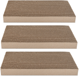 Set 3 table pentru zgarieturi Navaris 43 x 24 x 4cm Maro 52979.03 