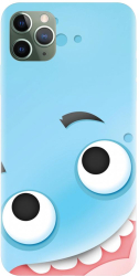 Husa din silicon compatibila cu Apple iPhone 11 Pro - model Cute Blue 