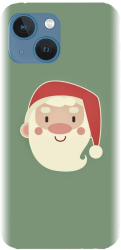 Husa din silicon compatibila cu Apple iPhone 13 - model Cute Santa Claus 