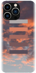 Husa din silicon compatibila cu Apple iPhone 15 Pro - model Nori De Foc 