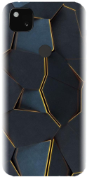 Husa din silicon compatibila cu Google Pixel 4a - model Abstract Draw 