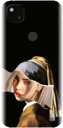 Husa din silicon compatibila cu Google Pixel 4a - model Billie art 