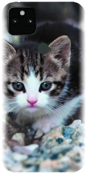 Husa din silicon compatibila cu Google Pixel 5a - model Animal Cat 