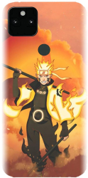 Husa din silicon compatibila cu Google Pixel 5a - model Naruto Uzumaki 