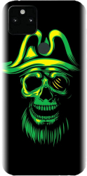 Husa din silicon compatibila cu Google Pixel 5a - model Pirate Skull 