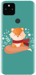 Husa din silicon compatibila cu Google Pixel 5XL - model Winter Fox 