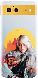Husa din silicon compatibila cu Google Pixel 6 - model Billie Eilish 