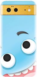 Husa din silicon compatibila cu Google Pixel 6 - model Cute Blue 