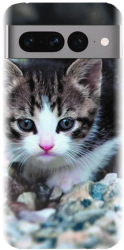 Husa din silicon compatibila cu Google Pixel 7 Pro - model Animal Cat 