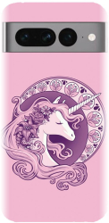 Husa din silicon compatibila cu Google Pixel 7 Pro - model Purple Unicorn 