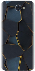 Husa din silicon compatibila cu Huawei Enjoy 7 Plus - model Abstract Draw 