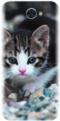 Husa din silicon compatibila cu Huawei Enjoy 7 Plus - model Animal Cat 