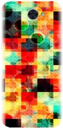 Husa din silicon compatibila cu Huawei Enjoy 7 Plus - model Colorful Abstract 