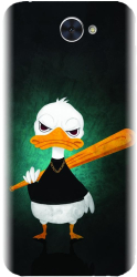 Husa din silicon compatibila cu Huawei Enjoy 7 Plus - model Duck With A Bat