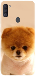 Husa din silicon compatibila cu Samsung Galaxy A11 - model Cutest puppy dog 