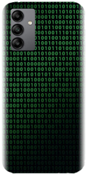 Husa din silicon compatibila cu Samsung Galaxy A13 5G - model Binary Code 