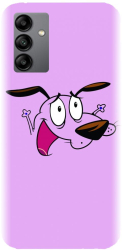 Husa din silicon compatibila cu Samsung Galaxy A13 5G - model Courage The Cowardly Dog 