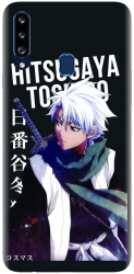 Husa din silicon compatibila cu Samsung Galaxy A20s - model Anime Hitsugaya 